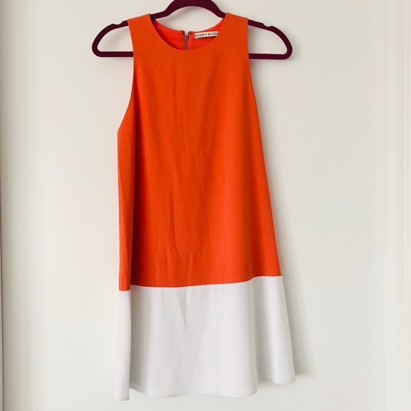 ALICE + OLIVIA two-toned shift dress XS - Picture 3 of 6